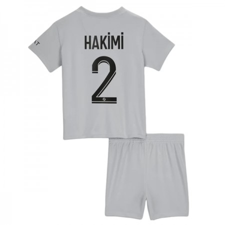 Camisetas Paris Saint Germain Hakimi 2 Segunda 2022/23 - Niño (+ Pantalones)